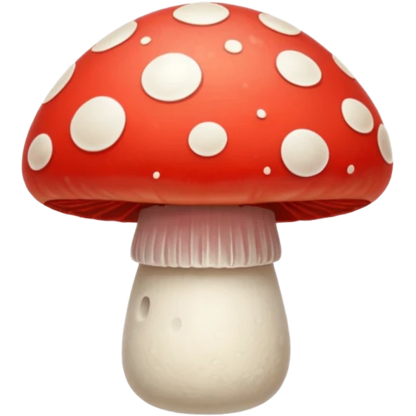 one red mushroom emoji