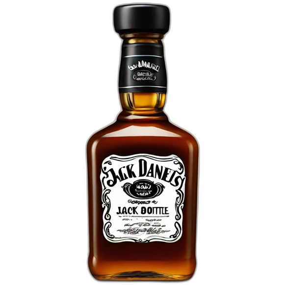 a jack daniels baby bottle emoji