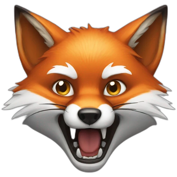 fox frightned emoji