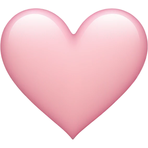 light pink heart  emoji