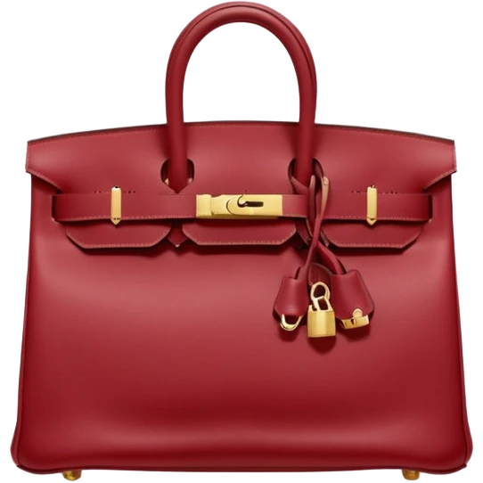 hermes birkin cherry color bag emoji