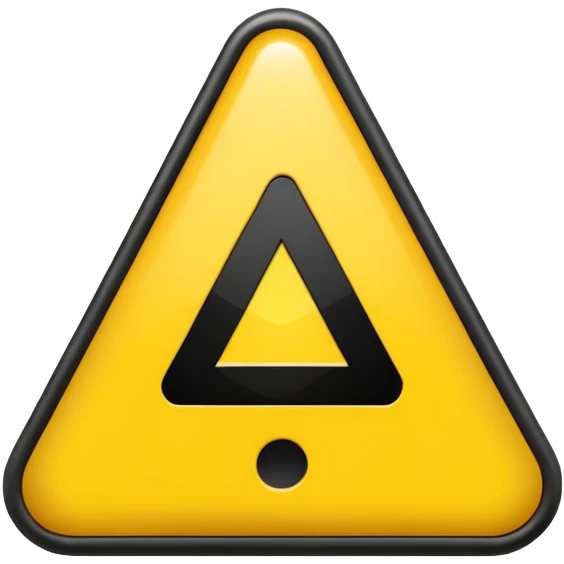 simbolo de advertencia emoji