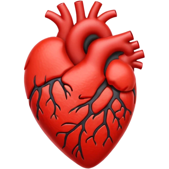 red beating heart emoji