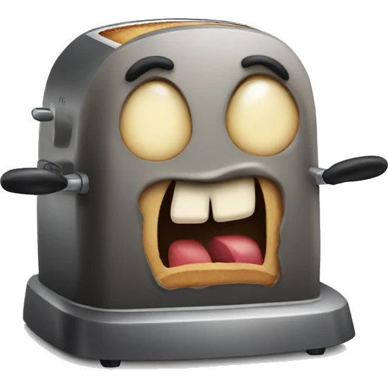 evil toaster emoji