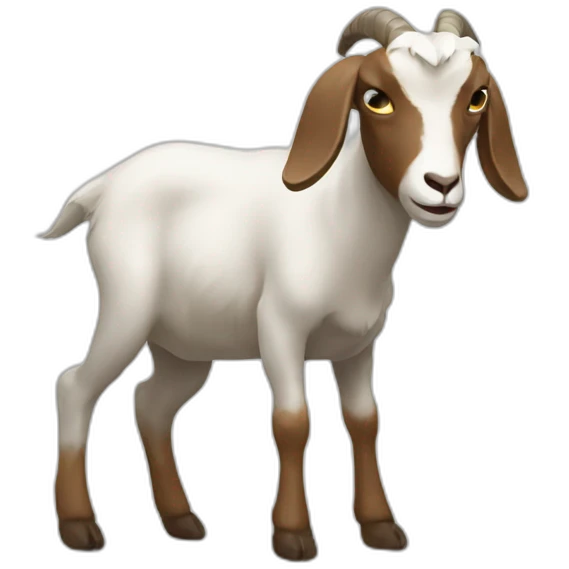 sick goat emoji
