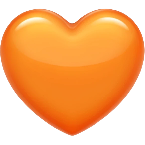 Light orange heart  emoji