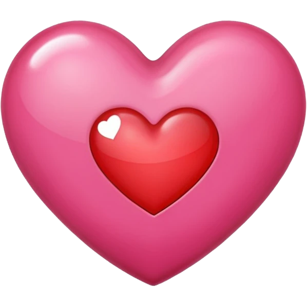 Make a pink heart with an R in the middle emoji