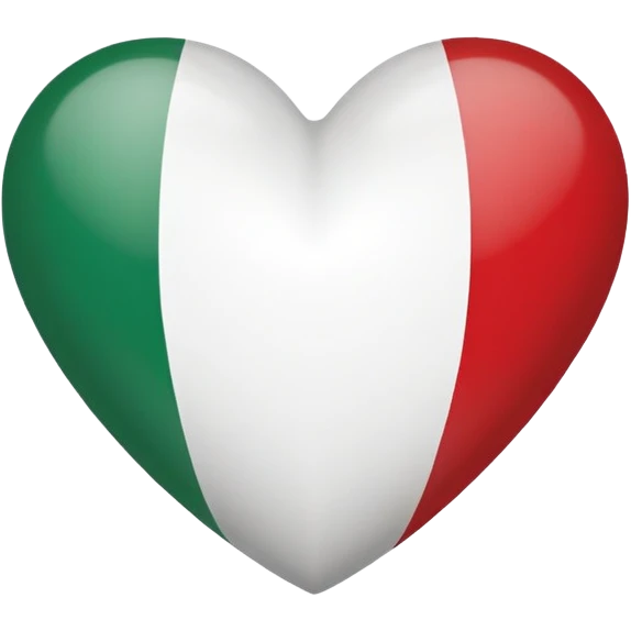 Italian Flag heart  emoji