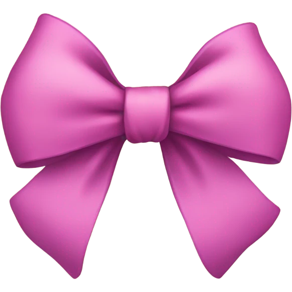 Cute bow emoji