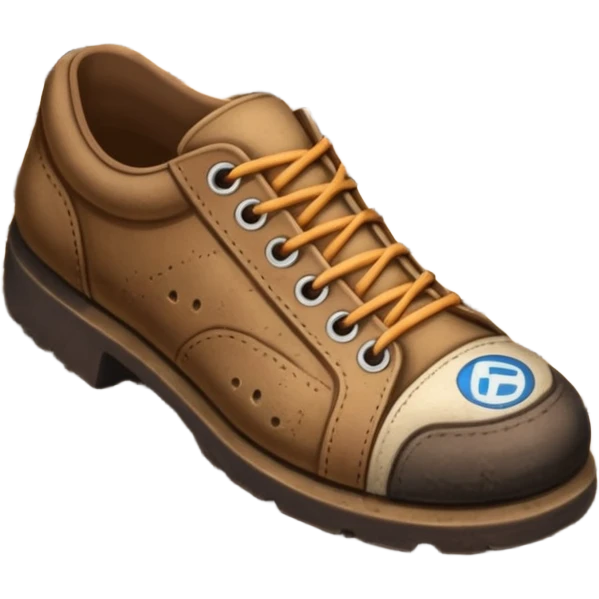 shoe mark near train tracks  emoji