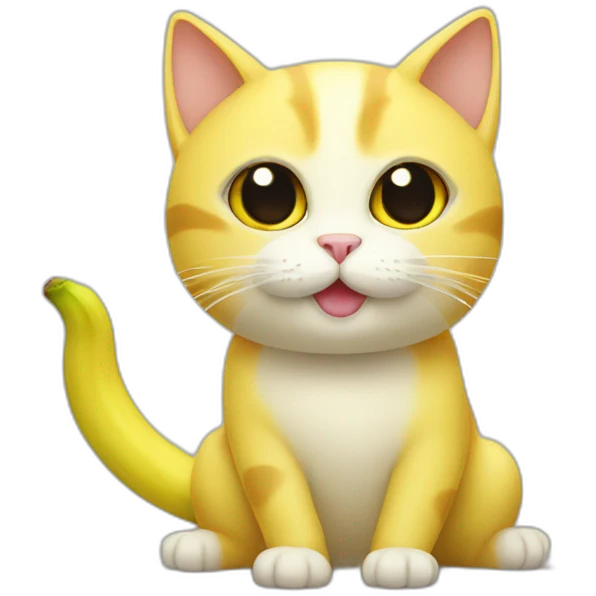 Banana cat emoji
