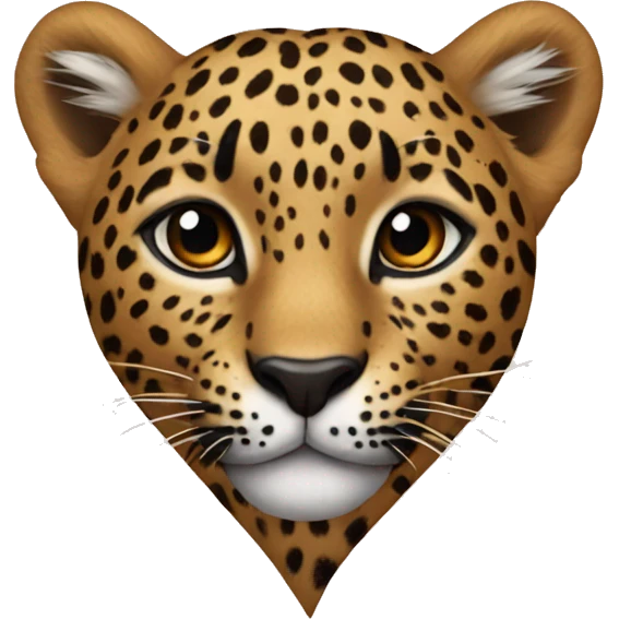 leopard heart emoji