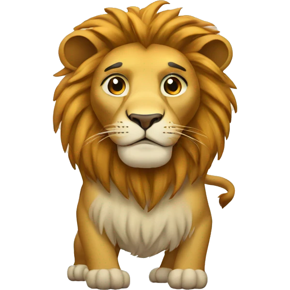 Lion arrangé  emoji