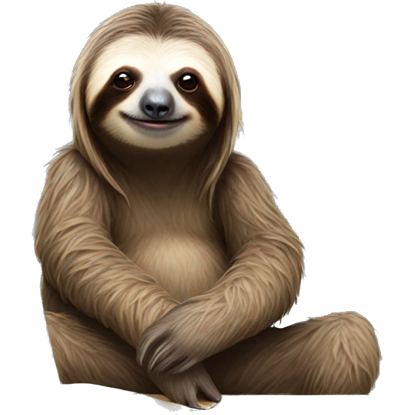 sloth with RedBull can and laptop emoji