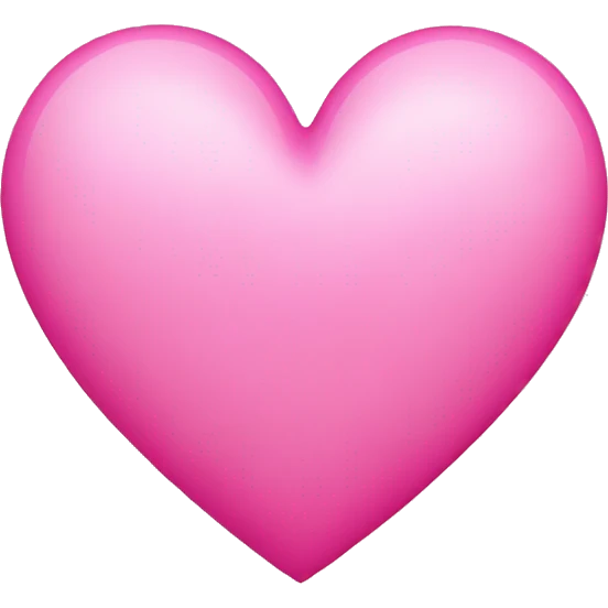 Pink heart  emoji