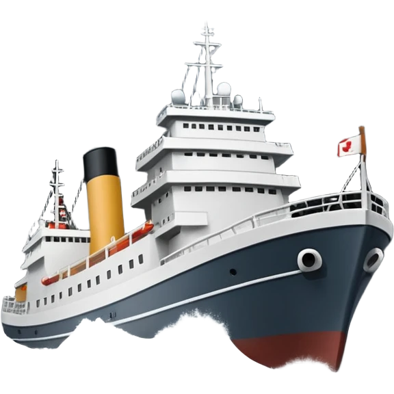 Velero navegando en tormenta emoji