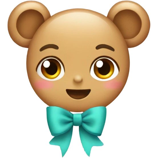 Cute bow emoji
