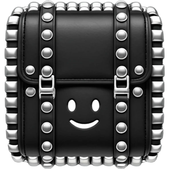 Fais un emoji avec 2 ceinture mal superposés dans le style un peu gothique emoji