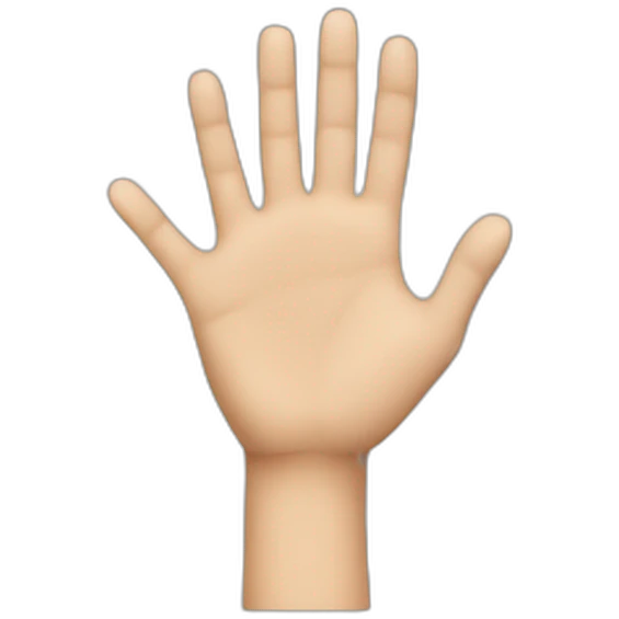 Hand emoji