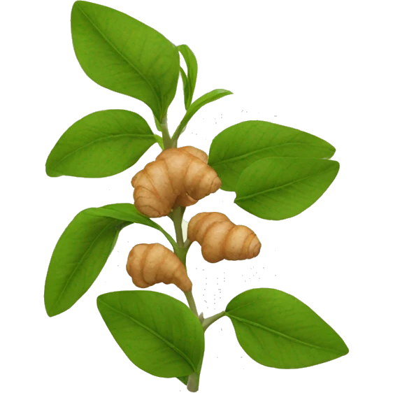 ginger (Zingiber officinale) emoji