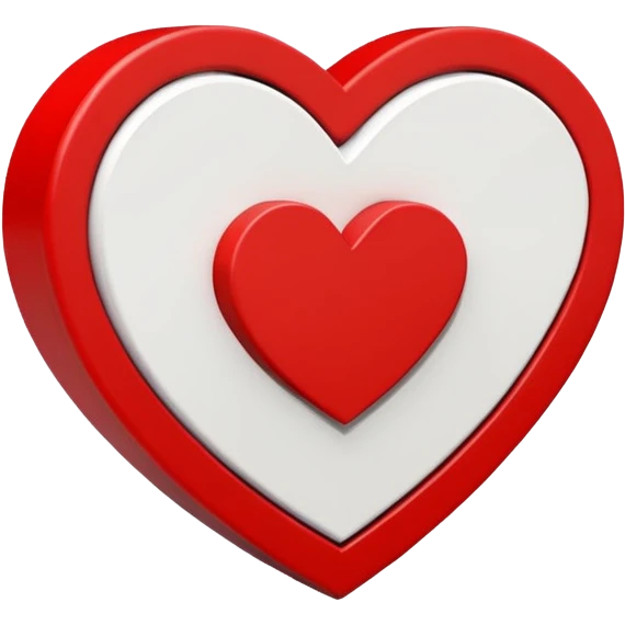 suprematism heart emoji