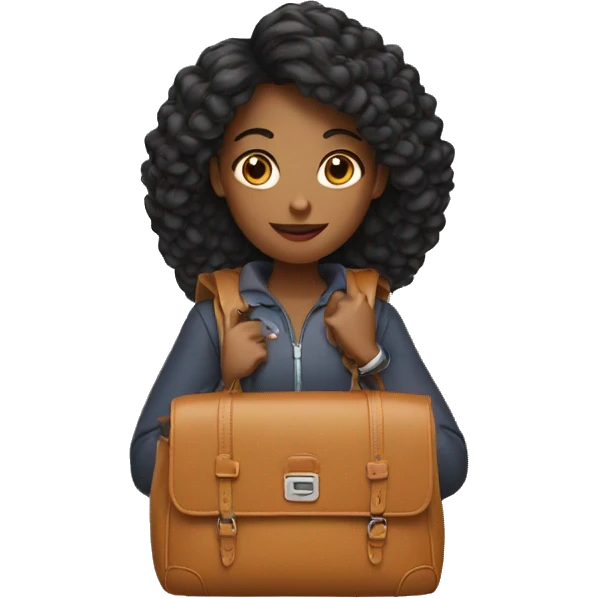 GIRLWITHCOOLEGE BAG emoji