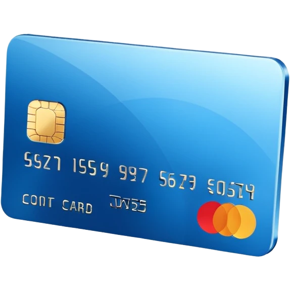 3D style credit card icon, no text emoji