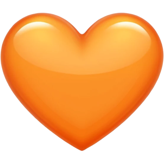 Light Orange heart emoji