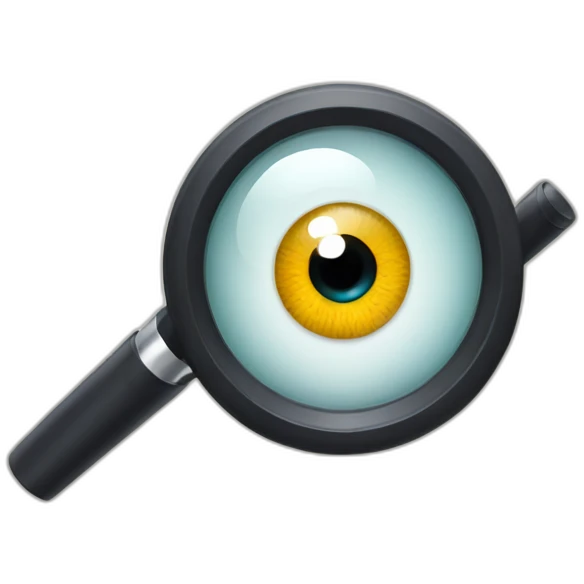 eye-with-magnifier emoji
