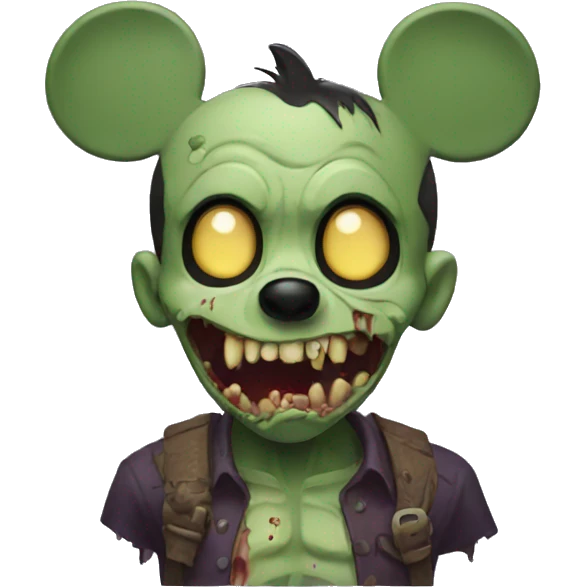 Zombie Mickey emoji