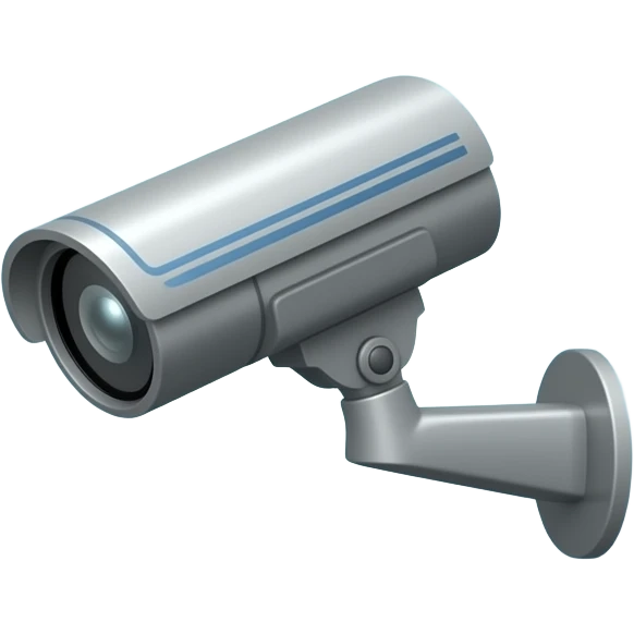 CCTV in circle  emoji