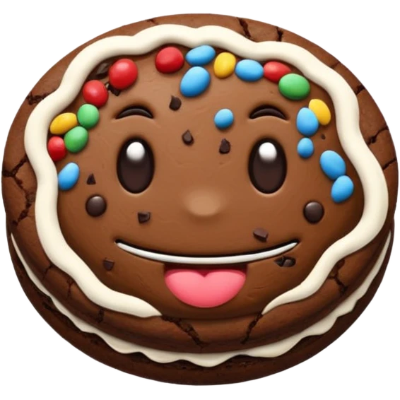 Brownie cookie emoji