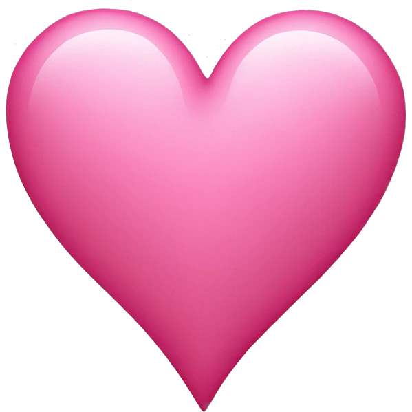 Pink heart emoji