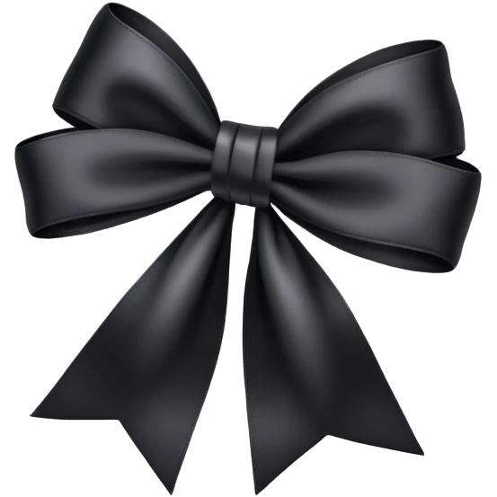 Black Bow emoji