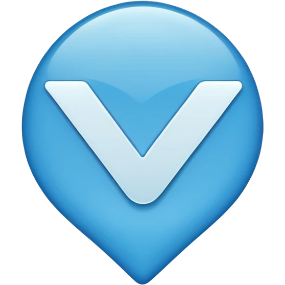 Blue check mark emoji