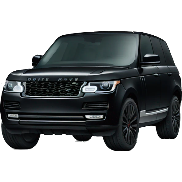 Black Range Rover  emoji