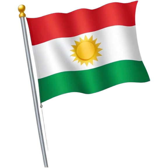Kurdistan flag ￼ emoji