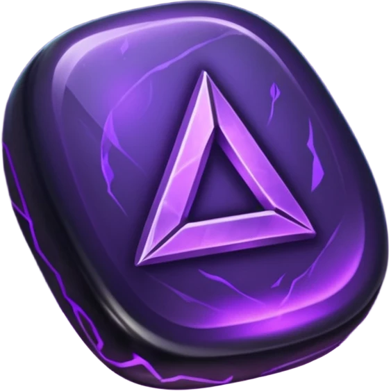 Purple rune stone – Mysterious glow


















 emoji