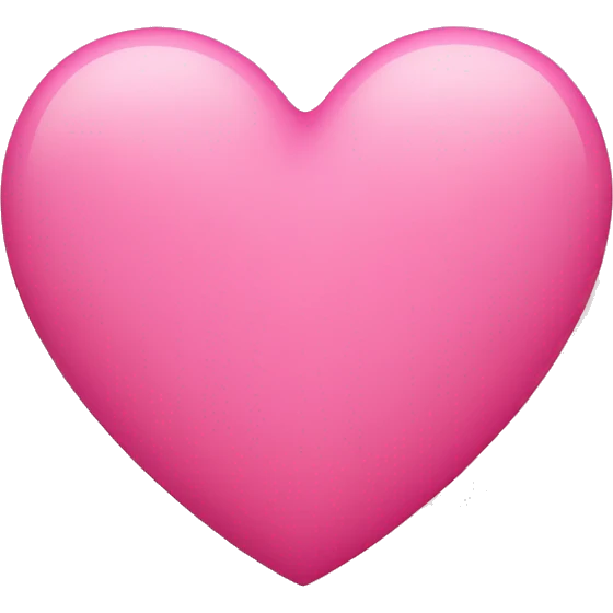 Pink heart emoji