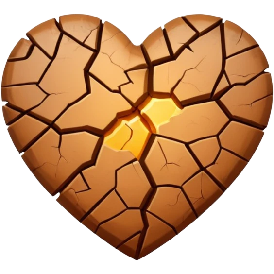 Brown broke heart emoji