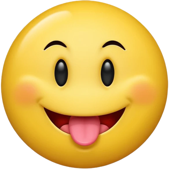 A smiley face shaking its head with its tongue out emoji