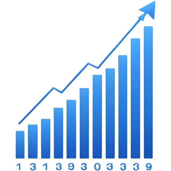 line graph emoji