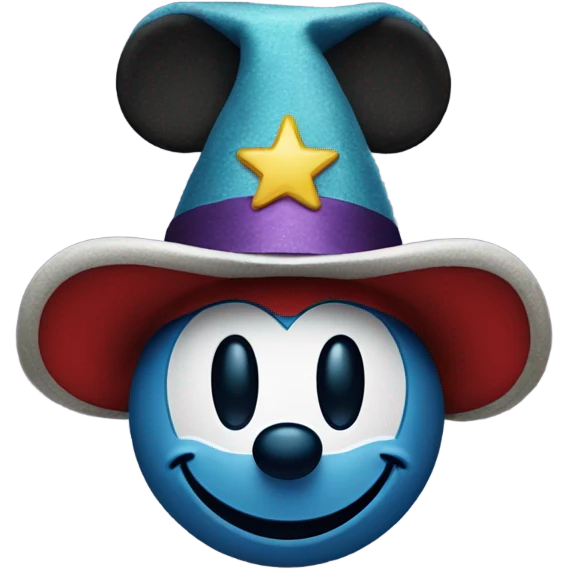 Magic hat Mickey mouse emoji