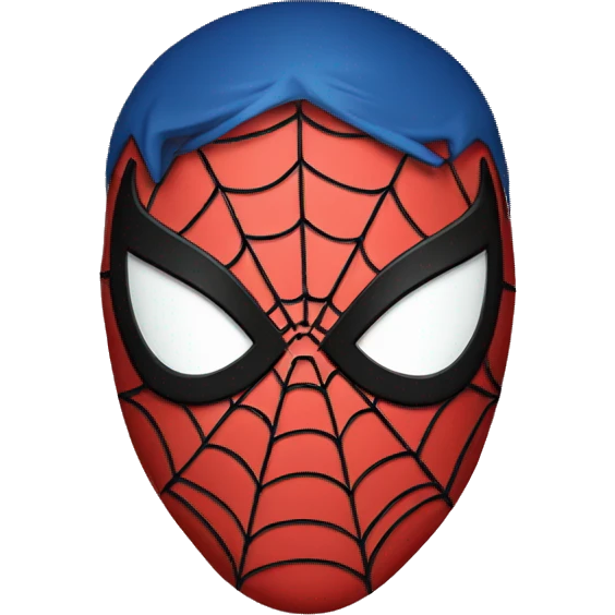 Spiderman mask emoji