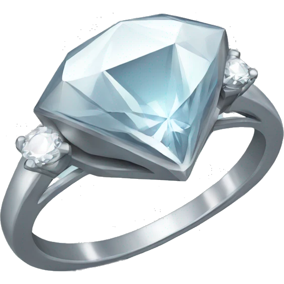 futuristic diamond ring emoji