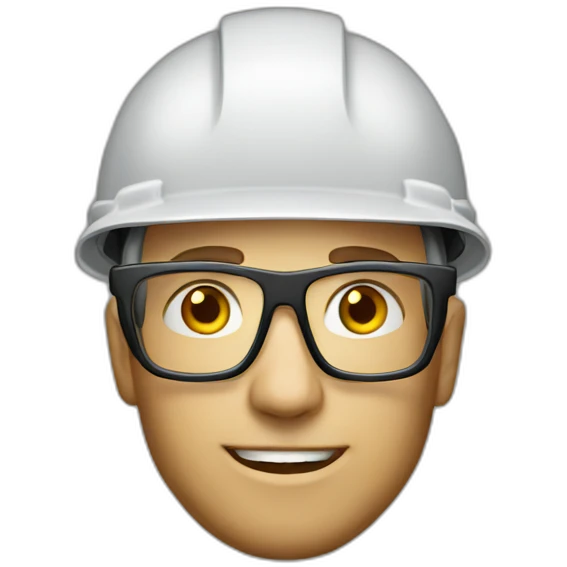 builder glasses emoji