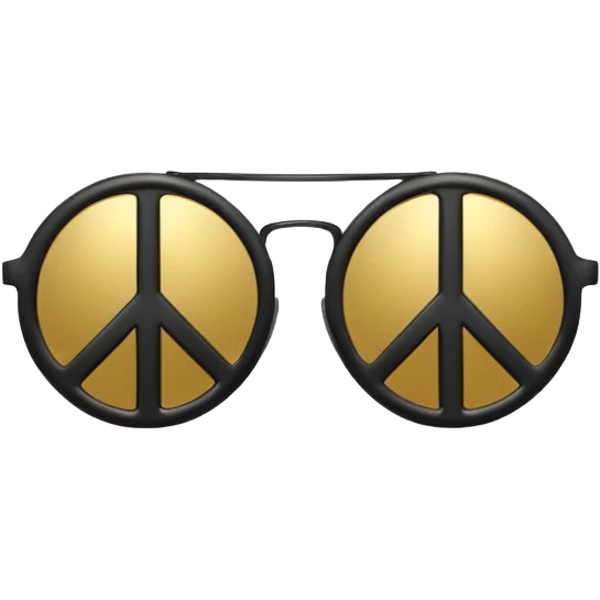 sunglasses emoji with a peace sign  emoji