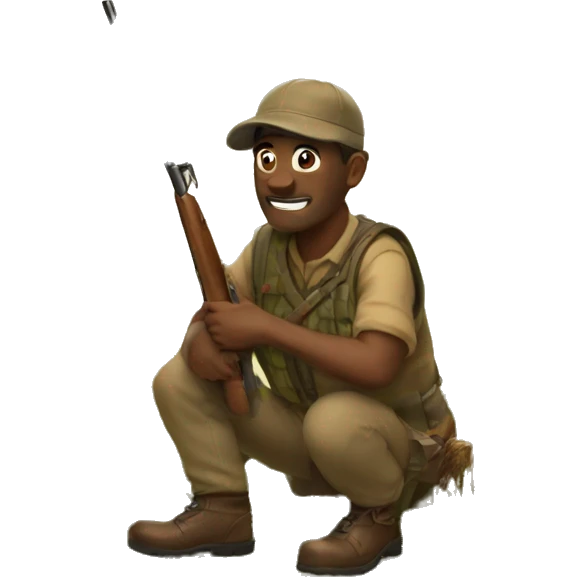 hunting emoji