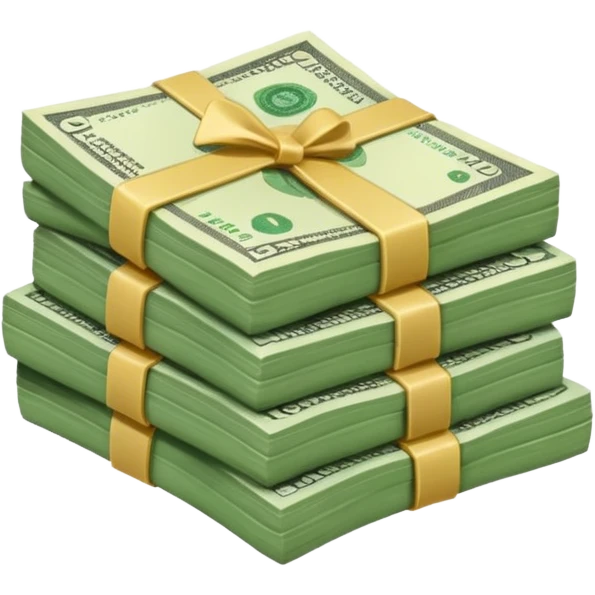 Small money stack emoji