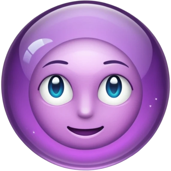 Cristal púrpura emoji